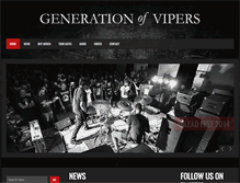 Tablet Screenshot of generationofvipers.com